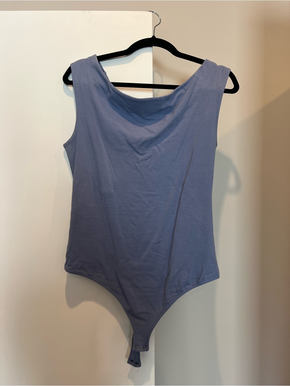 Abercrombie & Fitch Boatneck Lavender Bodysuit Top - Women